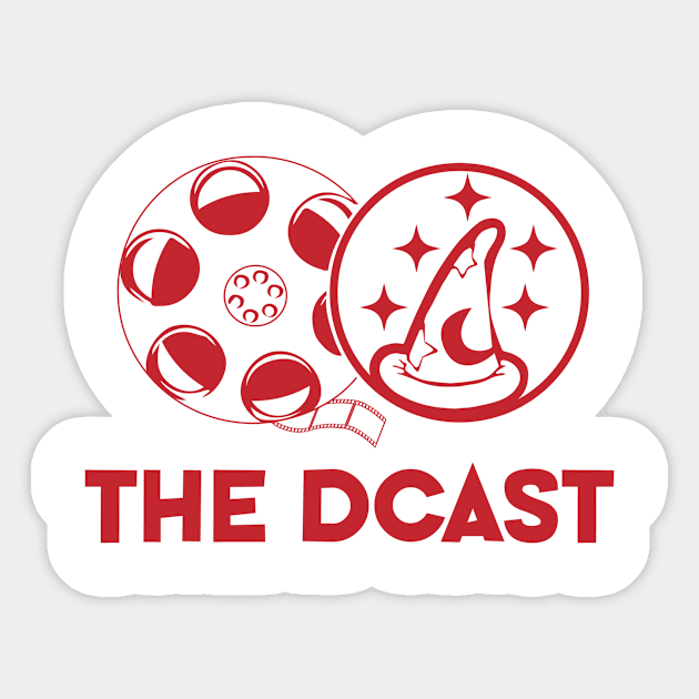 The DCast Red Sticker by TheDcast1